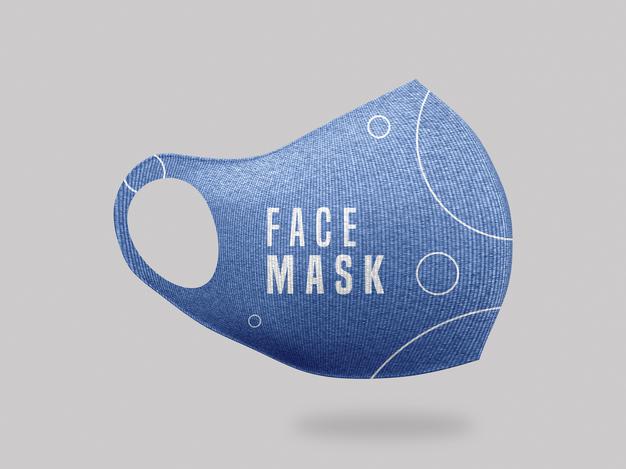 Face Mask Mockup Psd