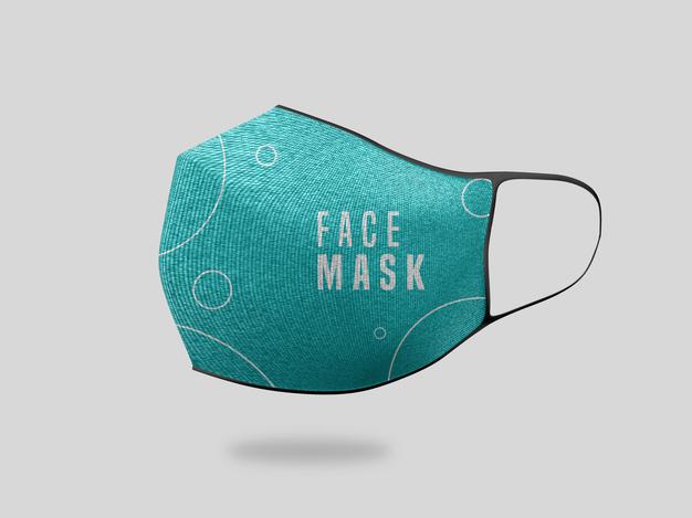 Face Mask Mockup Psd