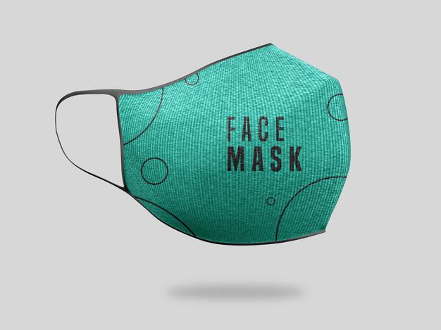 Face Mask Mockup Psd