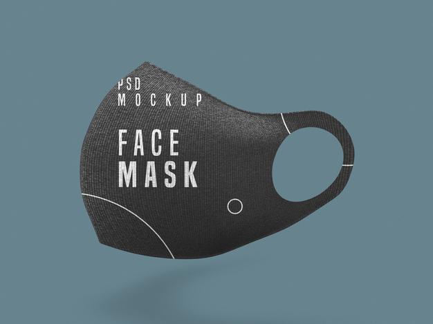 Face Mask Mockup Psd