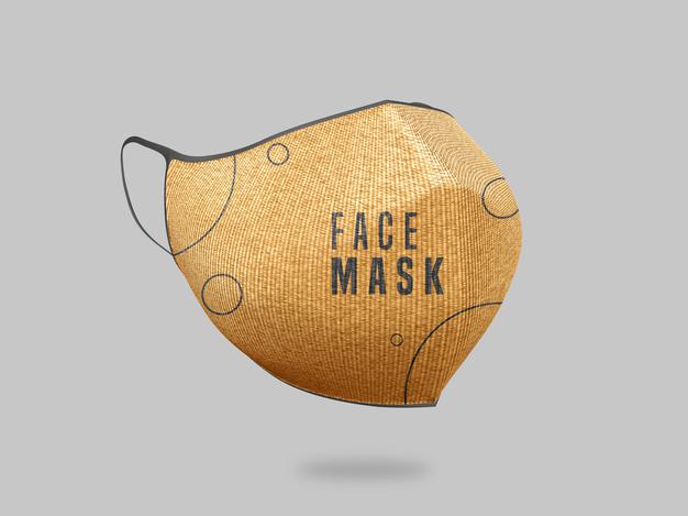 Face Mask Mockup Psd