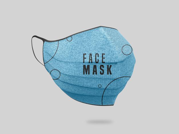 Face Mask Mockup Psd