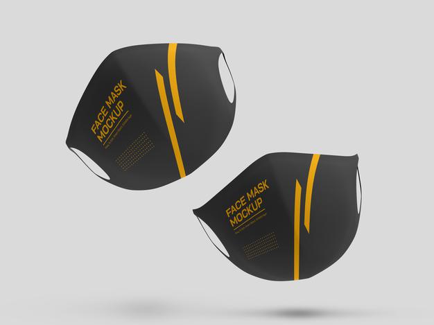 Face Mask Mockup Psd