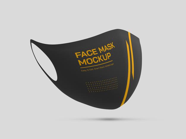 Face Mask Mockup Psd