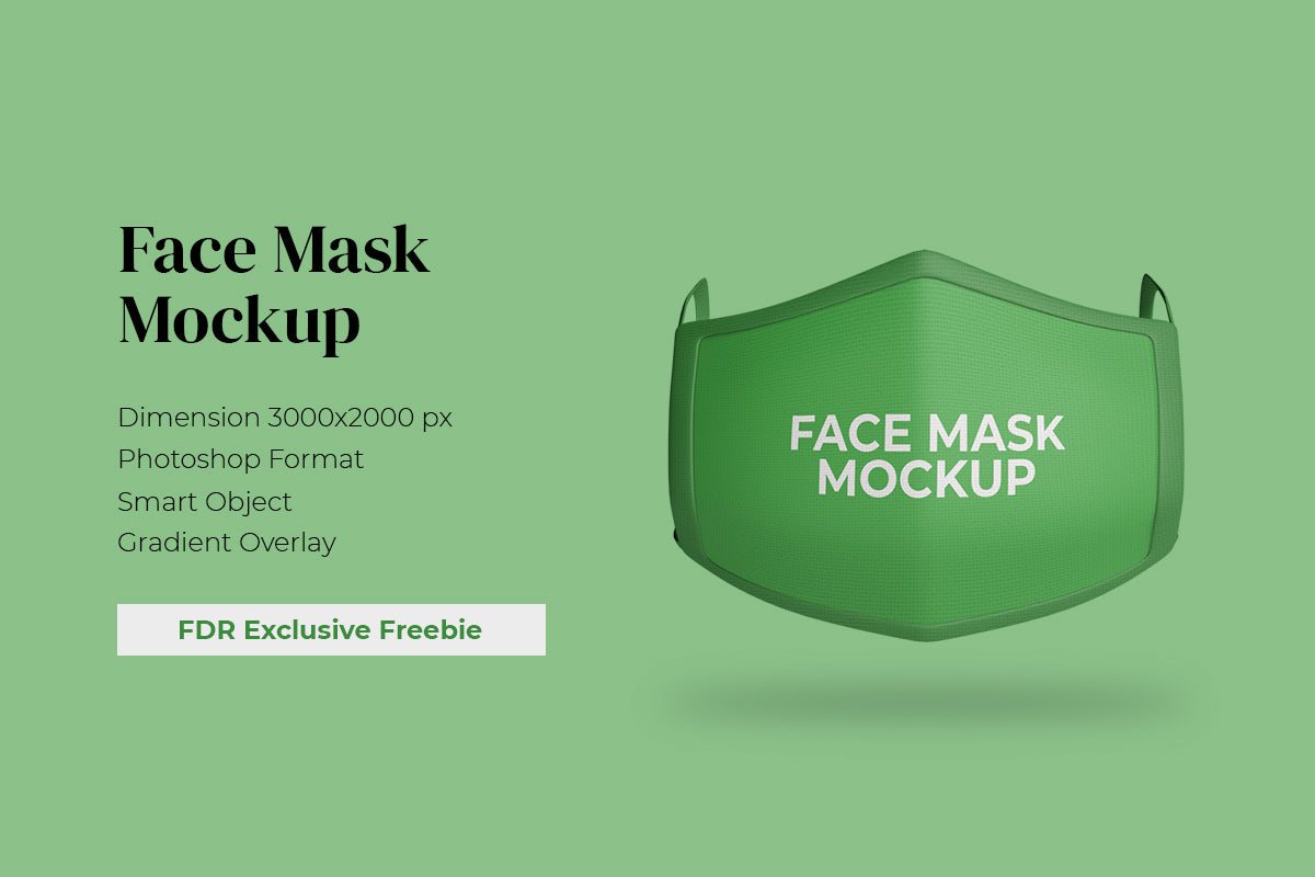 Face Mask Mockup