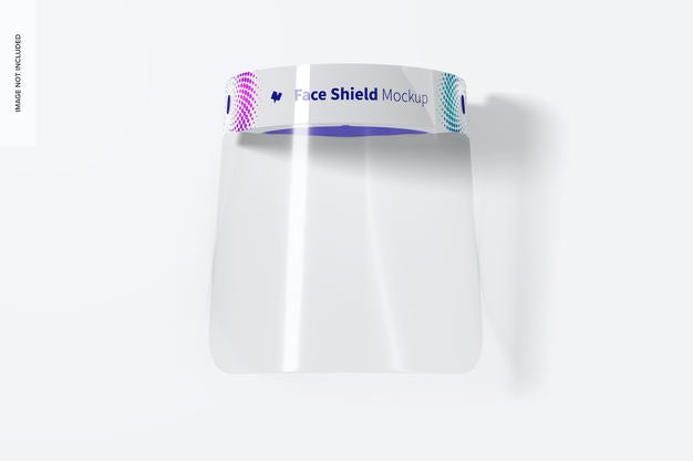 Face Shield Mockup Psd
