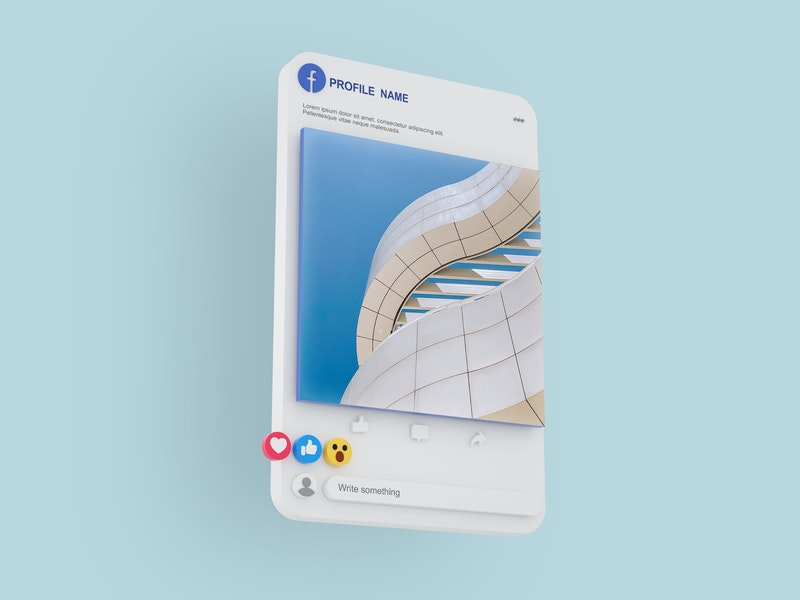 Facebook Post Psd Mockup