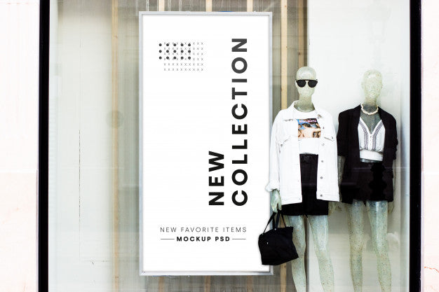 Fashion Store Billboard Mockup Psd