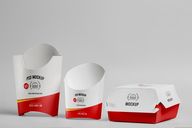 Fast Food Branding Mockup Design Psd