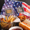 Fast Food Mockup On American Flag Psd