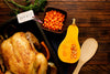 Fat Lay Delicious Thanksgiving Turkey Psd
