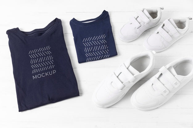 Father'S Day T-Shirt Mock-Up Arrangement Psd