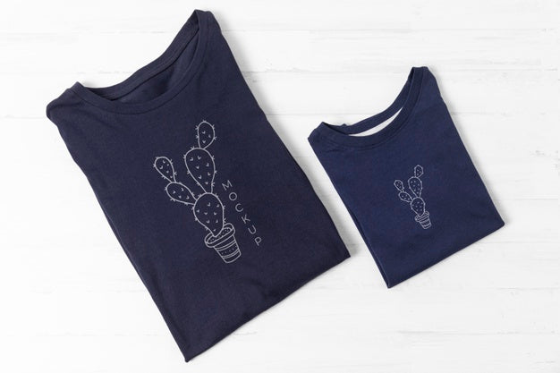 Father'S Day T-Shirt Mock-Up Assortment Psd