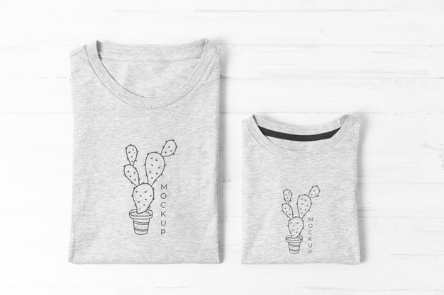 Father'S Day T-Shirt Mock-Up Assortment Psd