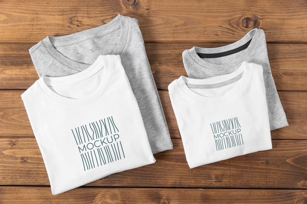 Father'S Day T-Shirt Mock-Up Assortment Psd