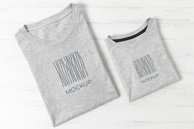 Father'S Day T-Shirt Mock-Up Assortment Psd