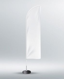 Feather Flag Mockup Psd Template