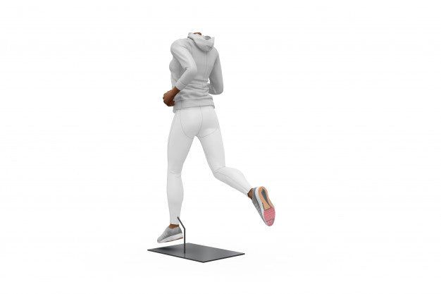 Female Sport Outfit Mock-Up Isolated Psd