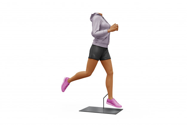 Female Sport Outfit Mock-Up Isolated Psd