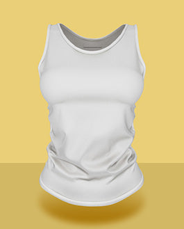 Female Tank Top Psd Mockup