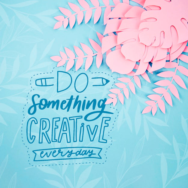 Fern And Monstera Paper Plant Leaves Background With Shadows Psd