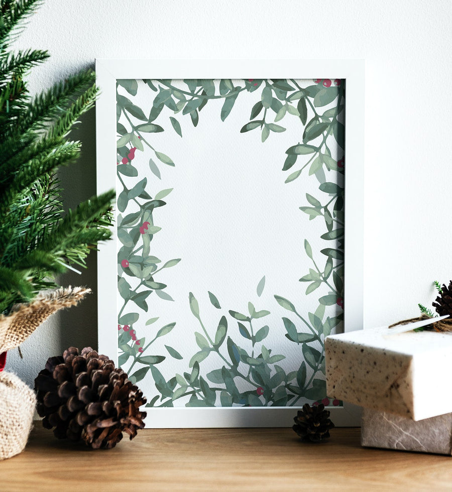 Festive Copy Space Design Wallpaper Mockup