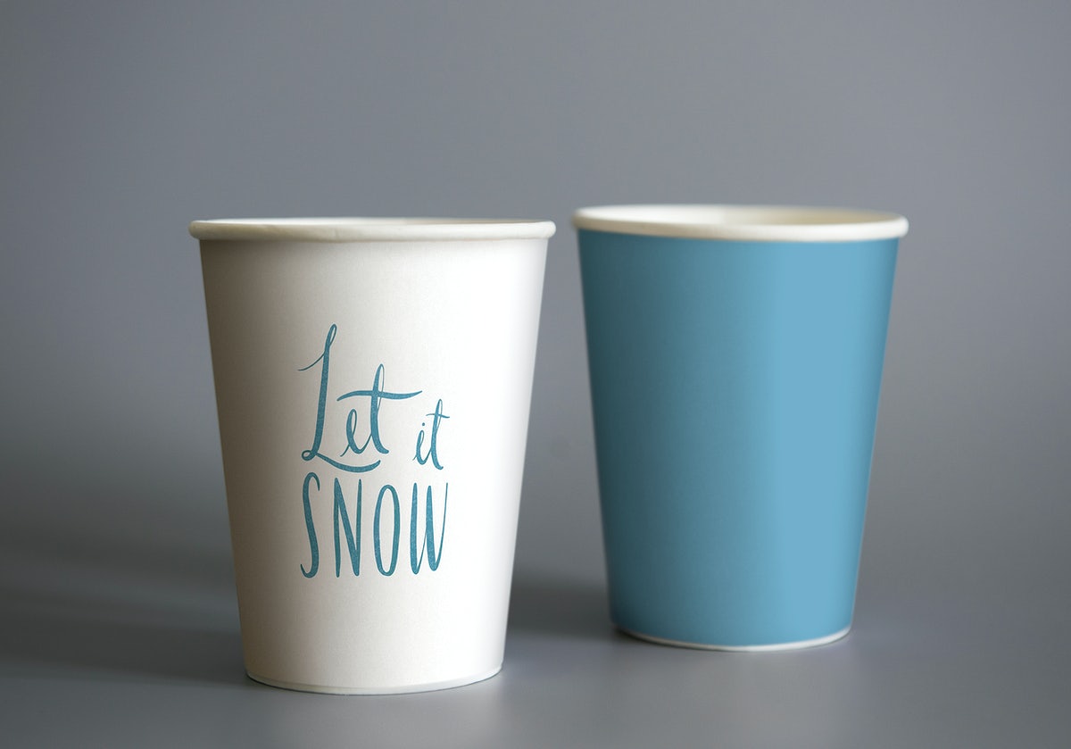Festive Paper Cup Design Mockup