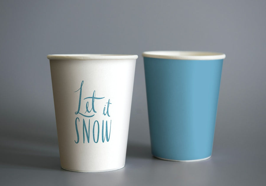 Festive Paper Cup Design Mockup