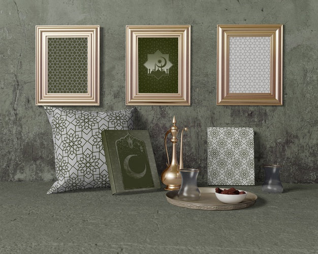 Festive Ramadan Arrangement Mock-Up Psd