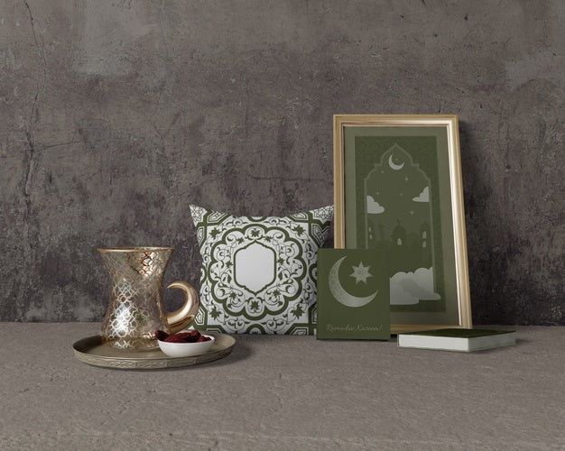 Festive Ramadan Composition Mock-Up Psd