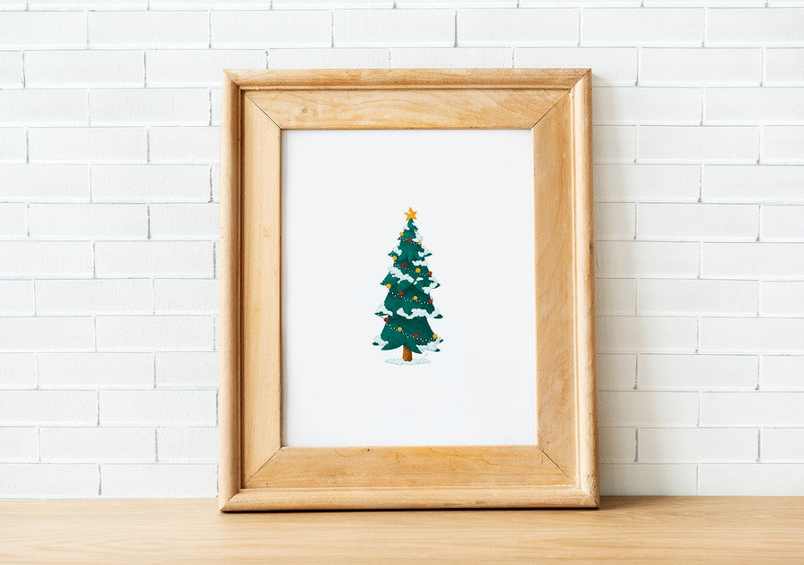 Festive Wooden Frame Template Mockups
