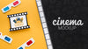 Film Strips And 3D Glasses Mock-Up Psd