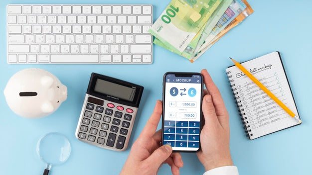 Finance Arrangement With Phone Mock-Up Psd