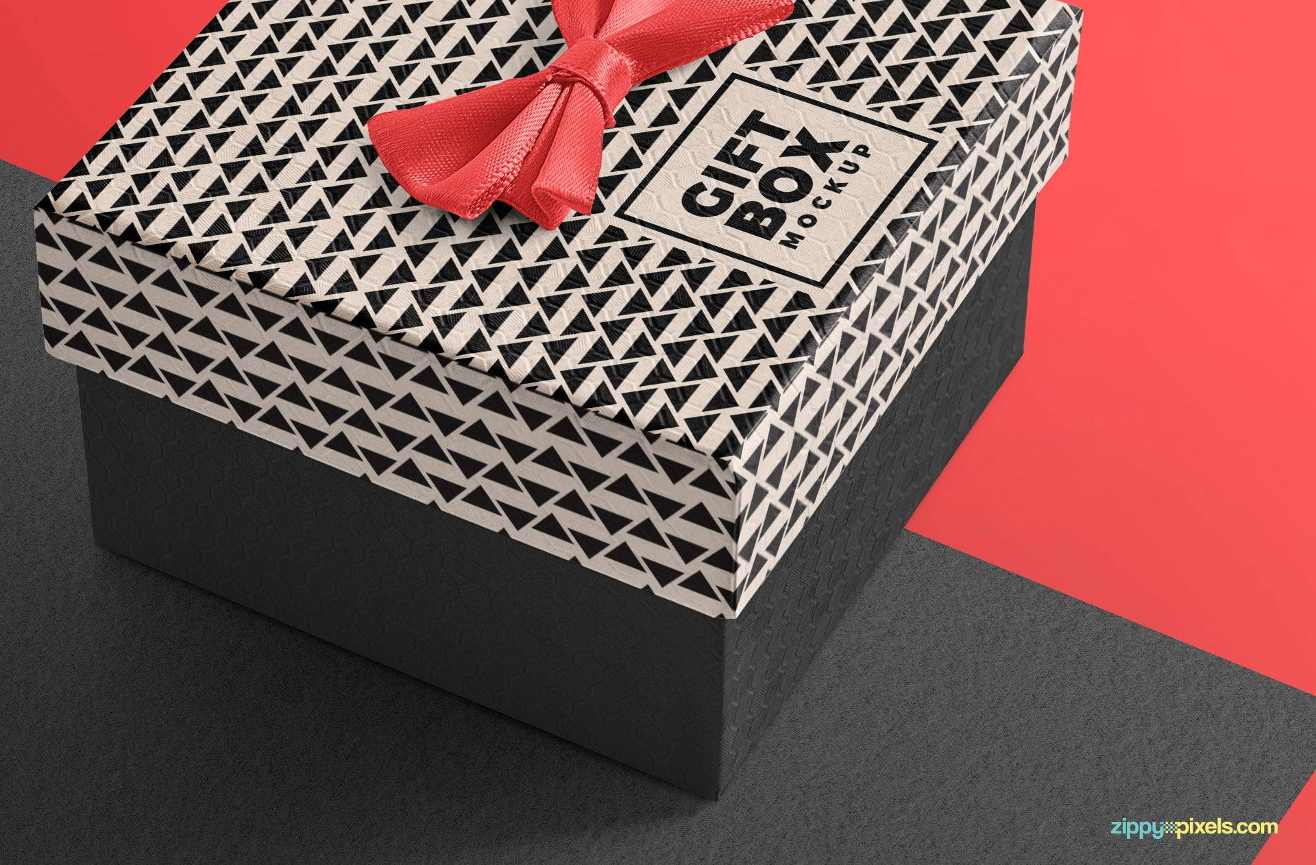Beautiful Gift Box Mockup