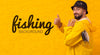 Fisherman In Raincoat With Trophy Fish Psd
