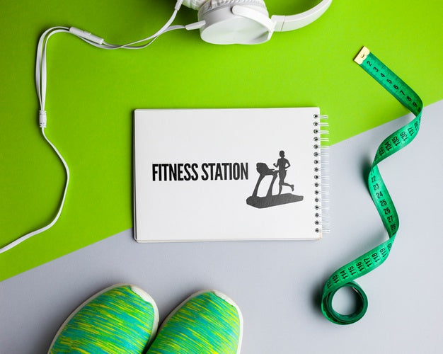 Fitness Class Equipment With Mock-Up Psd