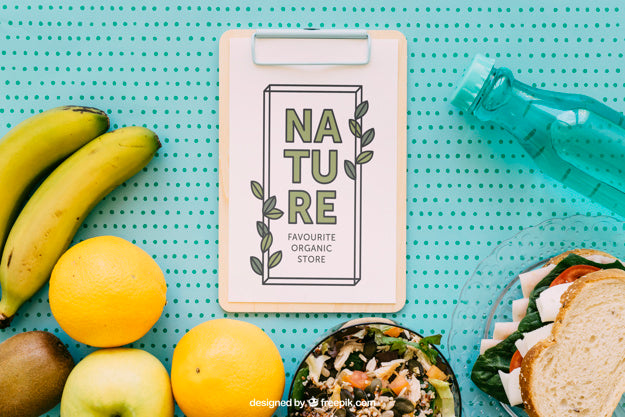 Fitness Mockup With Clipboard Psd