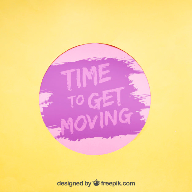 Fitness Mockup With Quote Psd