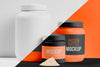 Fitness Stimulants In Orange Containers Psd