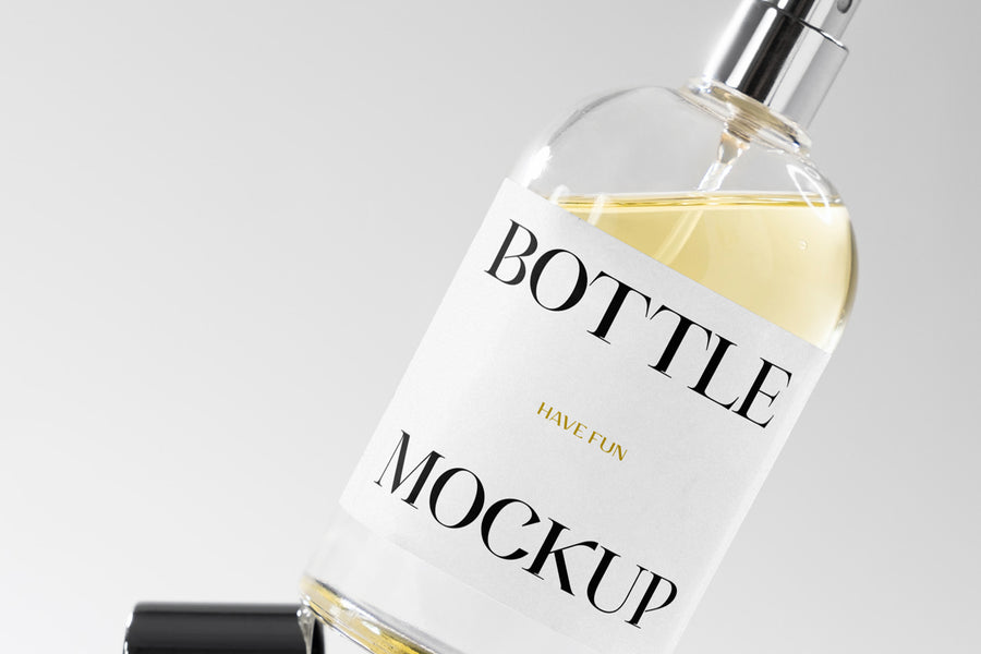 Flacon Bottle Mockup