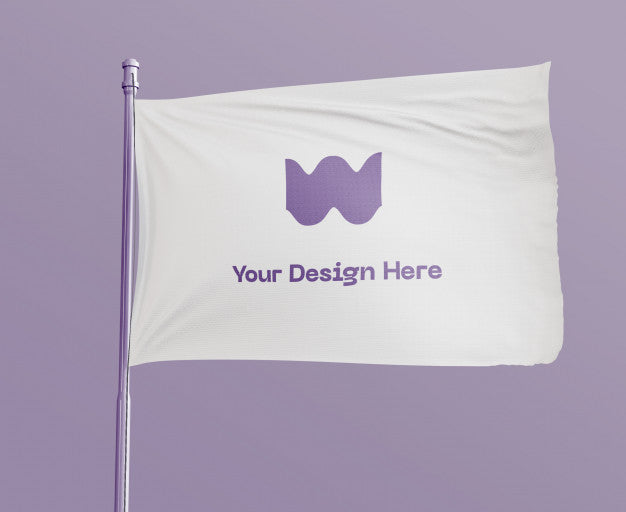 Flag Mockup Psd
