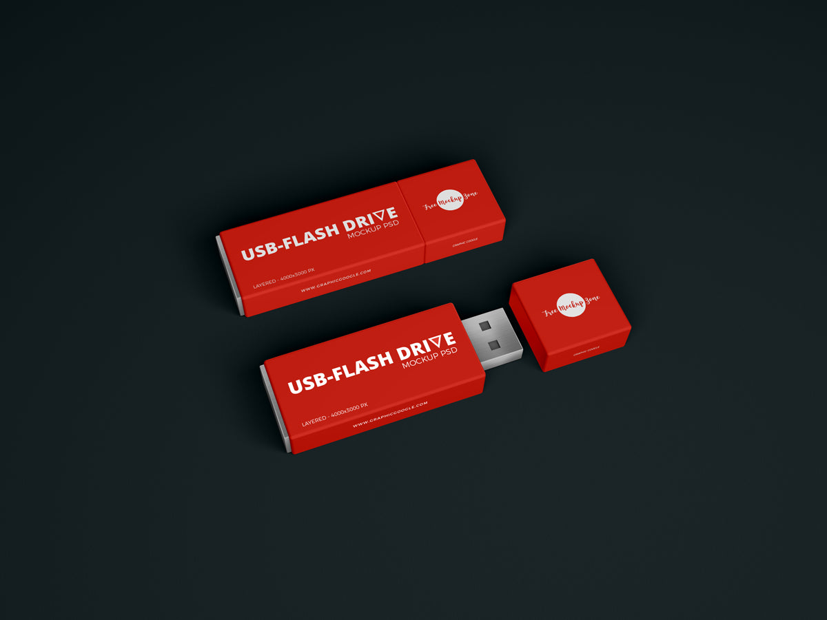 Flash Drive-Usb Mockup Psd 2018