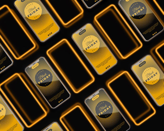 Flash Sales With Promotional Price On Black Friday Psd