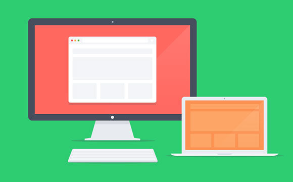 Flat Imac & Macbook Air Psd Mockups