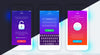 Flat Iphone 6 & 7 App Ui Design Screen Mockup Psd
