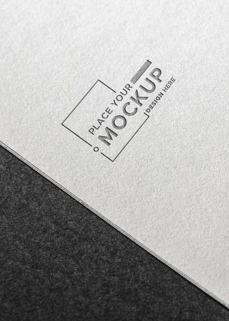 Flat Lay Business Card Mock-Up On Grey Background Psd