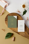 Flat Lay Business Cards On Wood Piece Psd