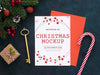 Flat Lay Christmas Eve Elements Composition Mock-Up Psd