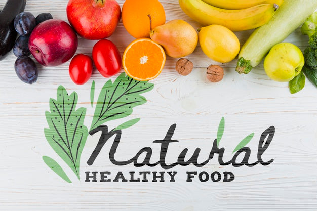 Flat Lay Composition Of Fruits Psd