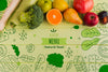 Flat Lay Composition Of Vegetables Psd